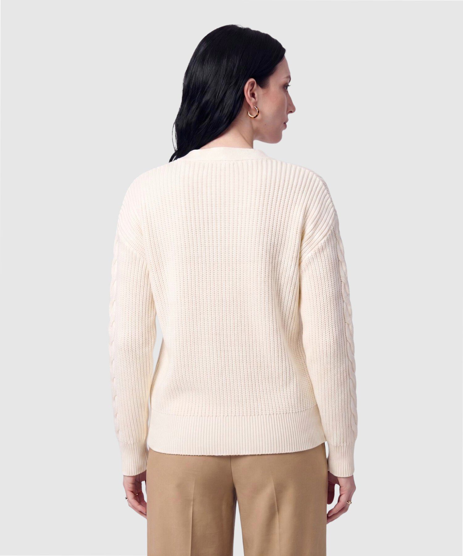 Saco C&aacute;rdigan de Trenzas para Mujer