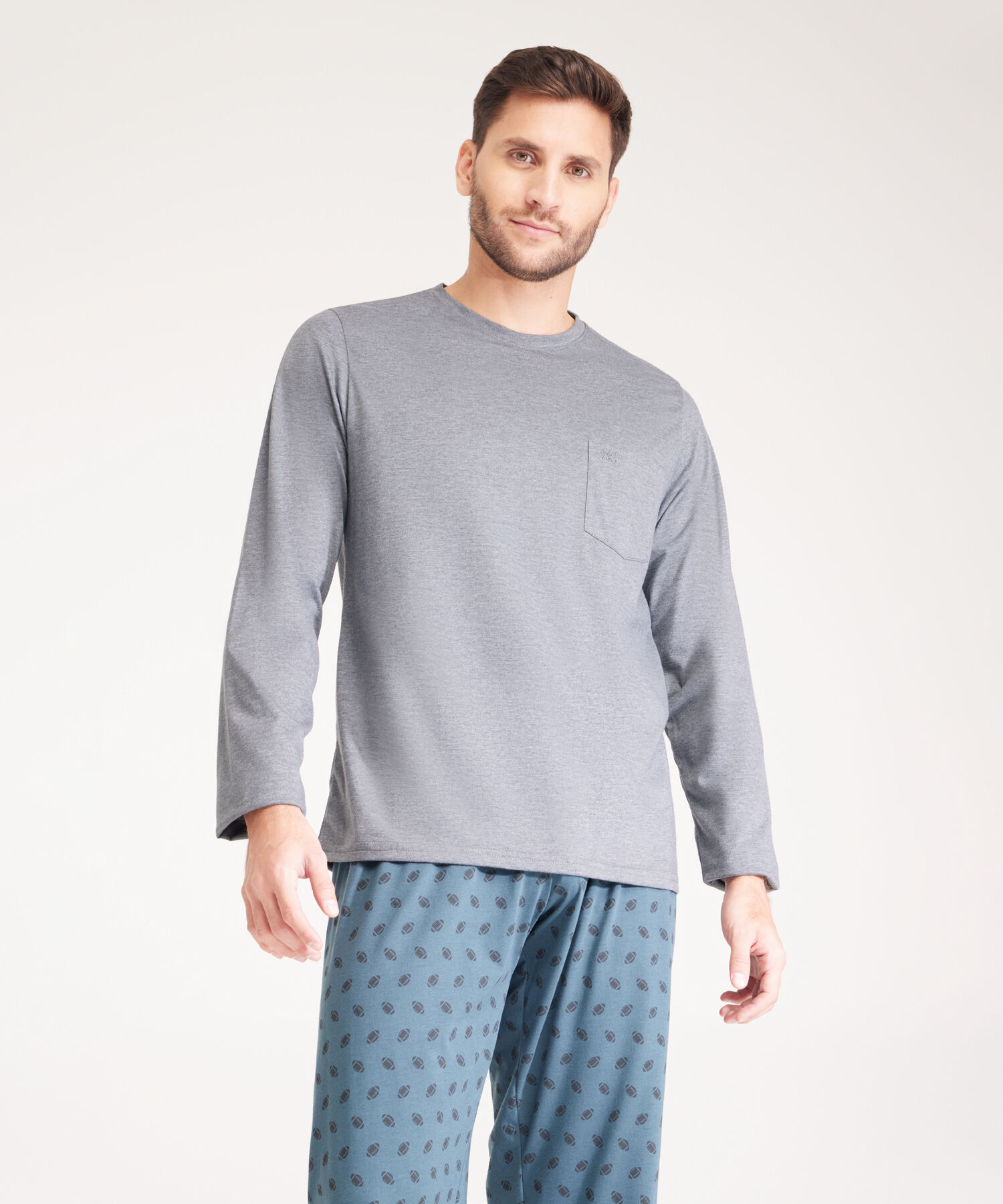 Pijama camiseta larga 2025