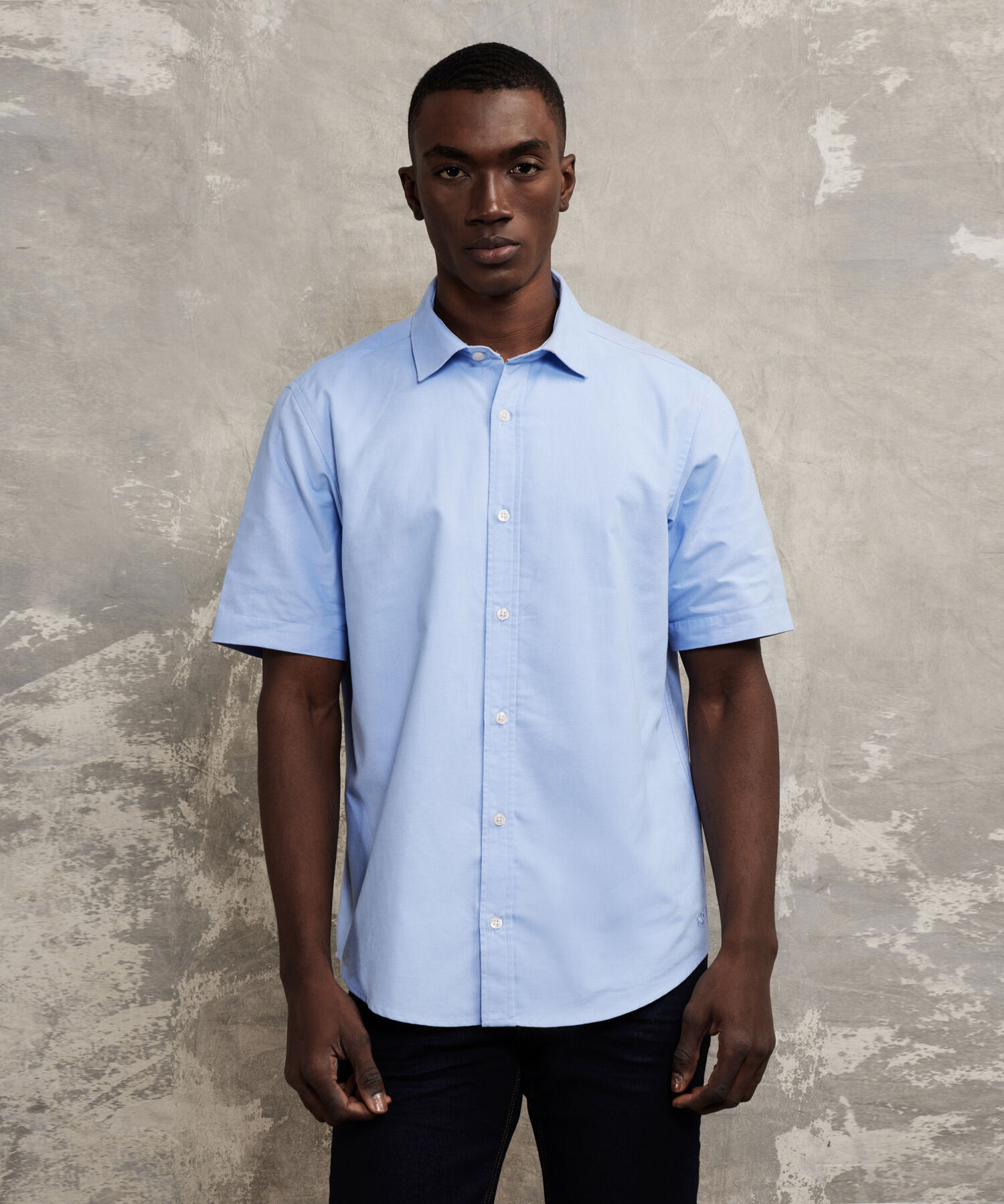 Camisa Manga Corta Oxford