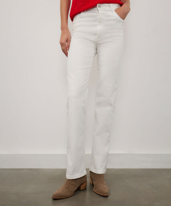 Jean Jean Straight Tono Off White image number null