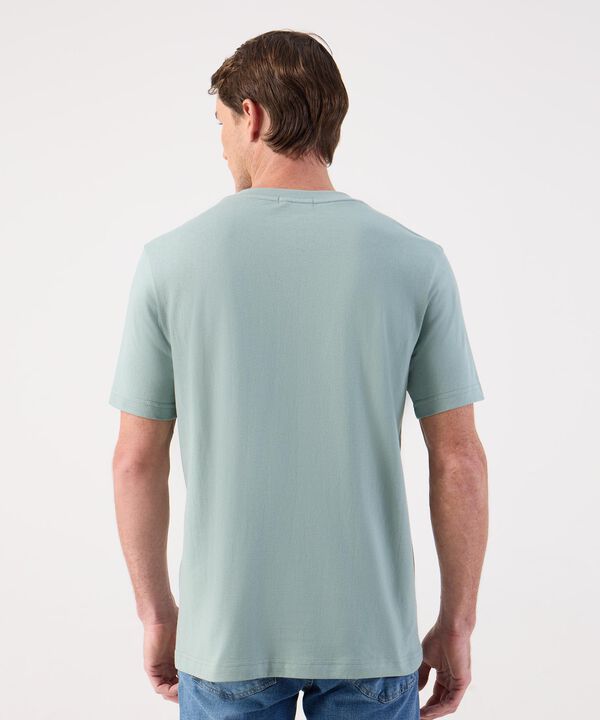 Camiseta de Algodón Básico para Hombre con Estampado