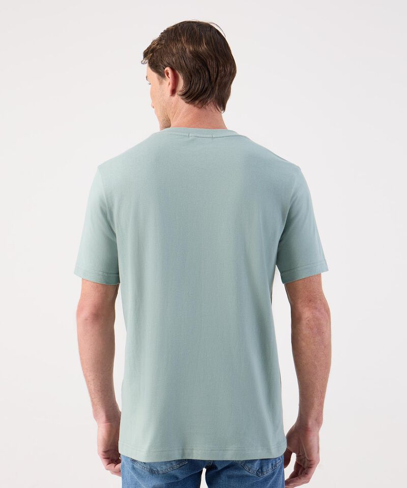 Camiseta de Algodón Básico para Hombre con Estampado