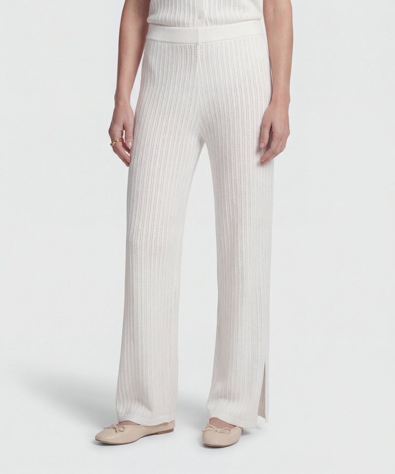 Pantal&oacute;n de Punto Acanalado para Mujer