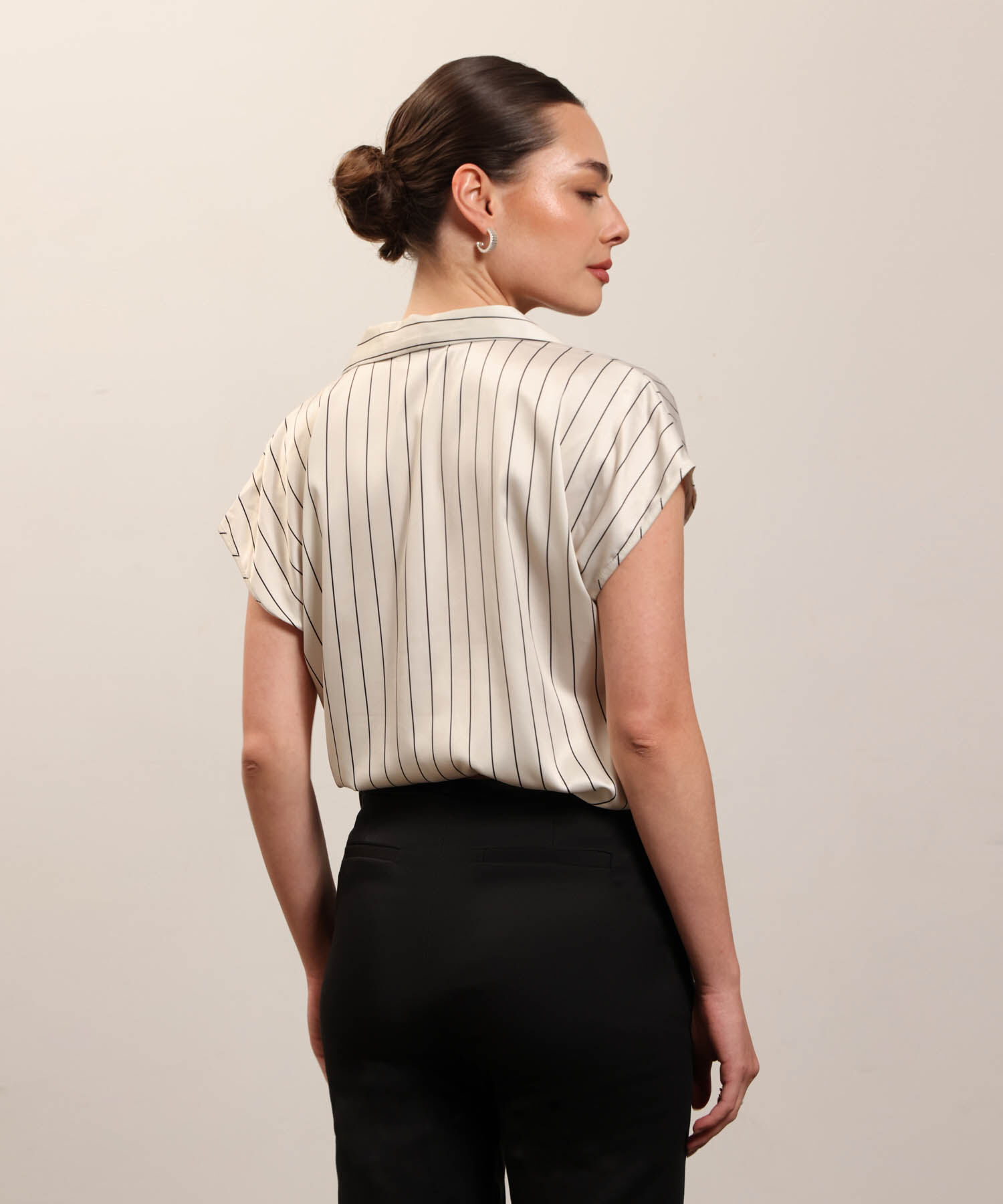 Blusa Manga Corta Estampada 