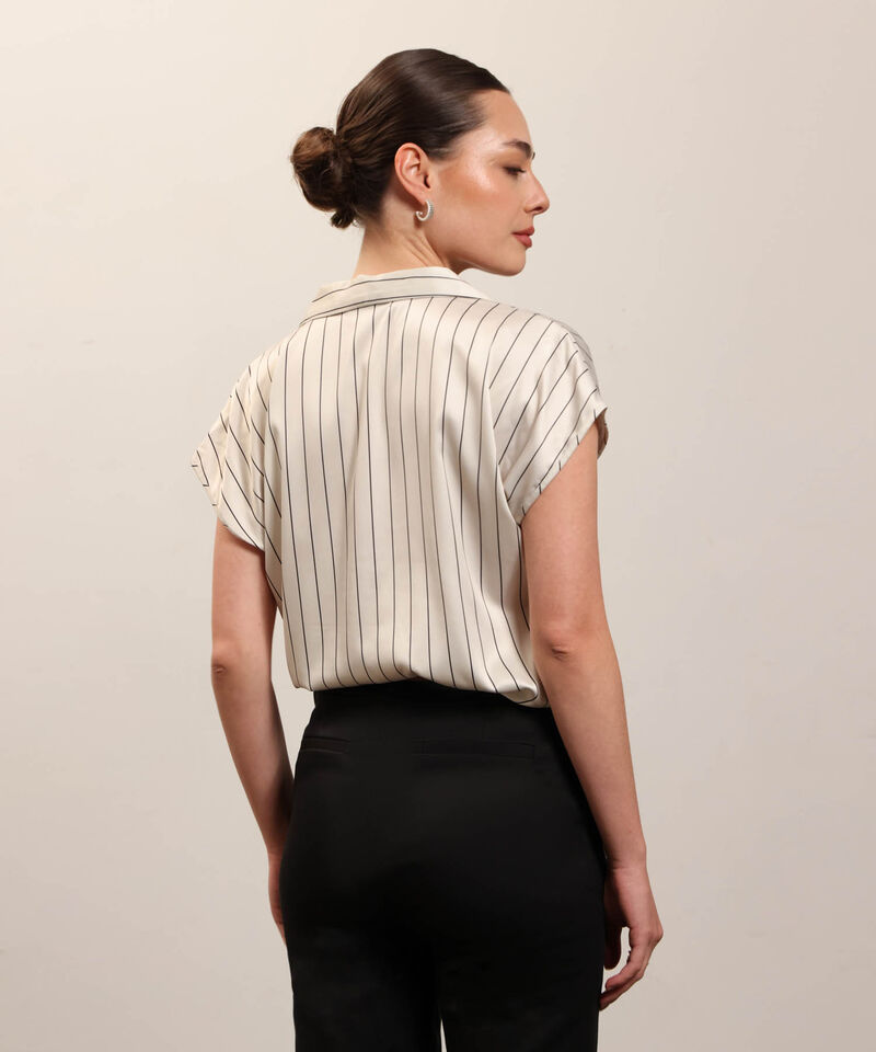 Blusa Manga Corta Estampada 