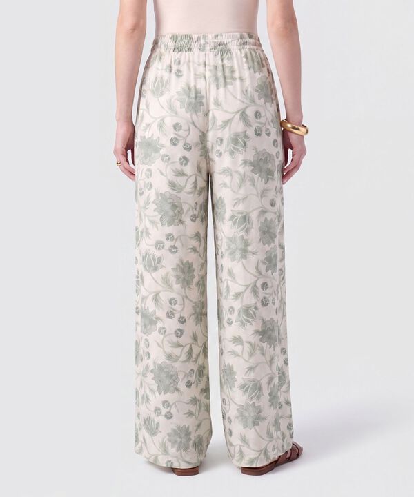 Pantal&oacute;n Fluido Con El&aacute;stico Para Mujer