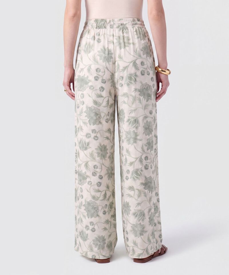 Pantal&oacute;n Fluido Con El&aacute;stico Para Mujer