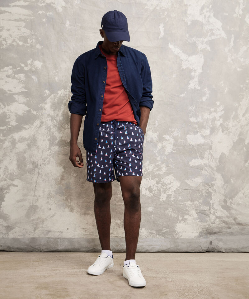 Pantalóneta De Baño Estampada