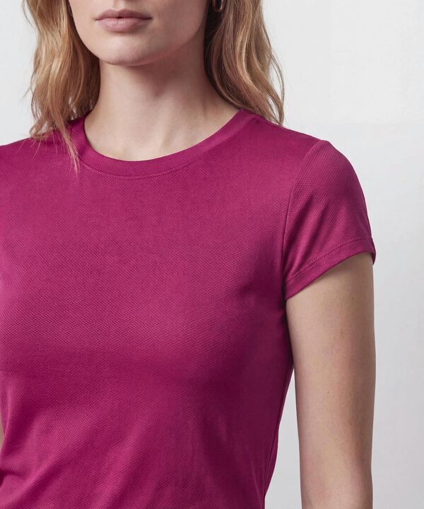 Camiseta Deportiva De Manga Corta Mujer