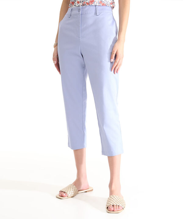 Pantalón Capri Unicolor