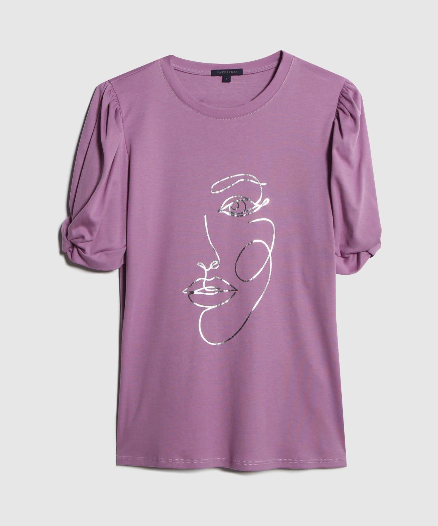 Camiseta Escote Redondo Con Detalle