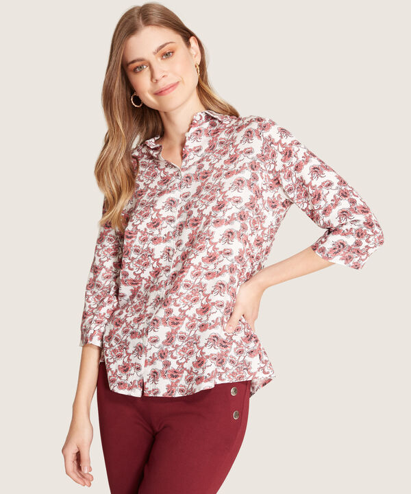 Camisa Manga ¾ Estampada image number null