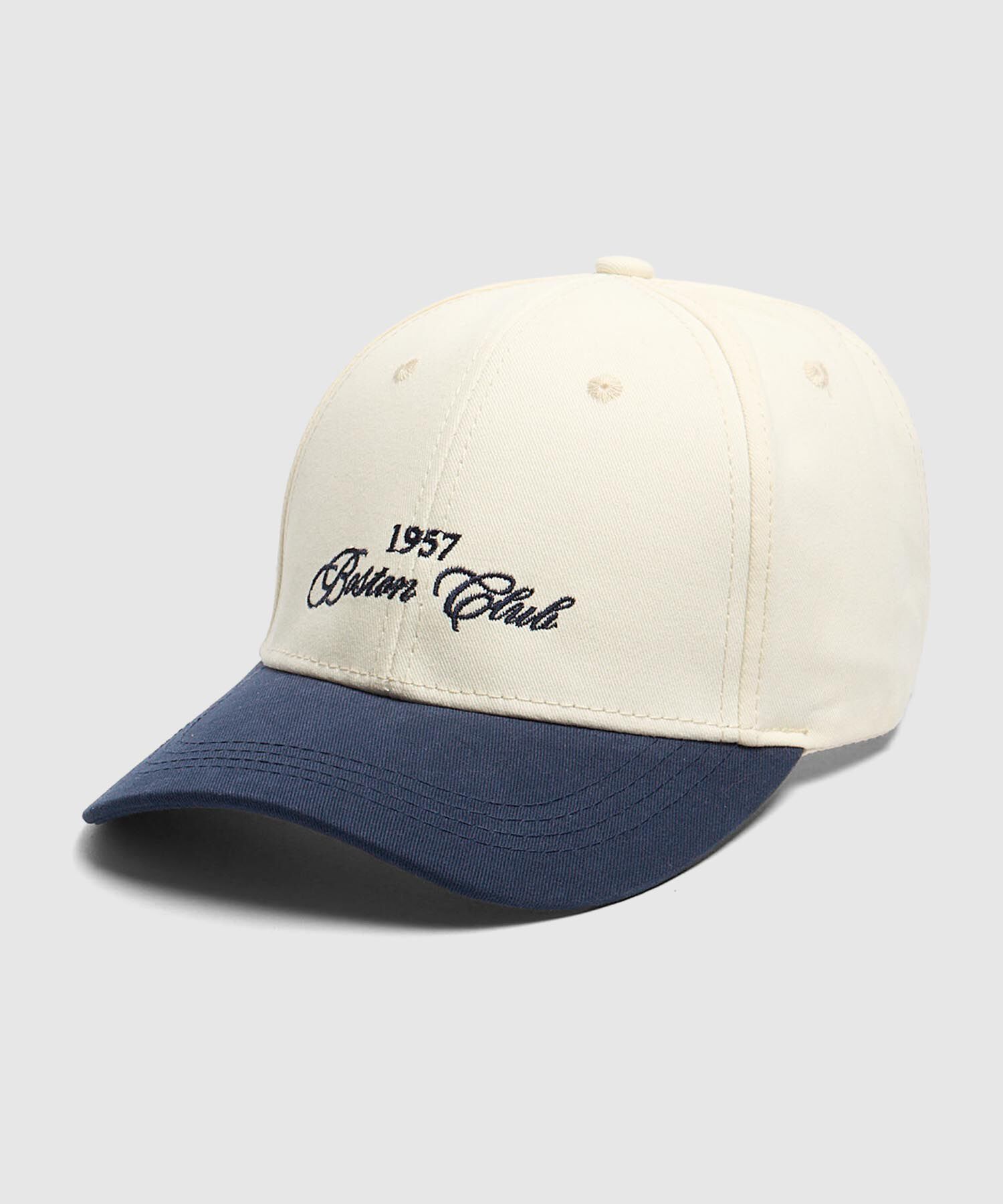 Gorra Casual Con Visera Curva Para Hombre, Crema, hi-res