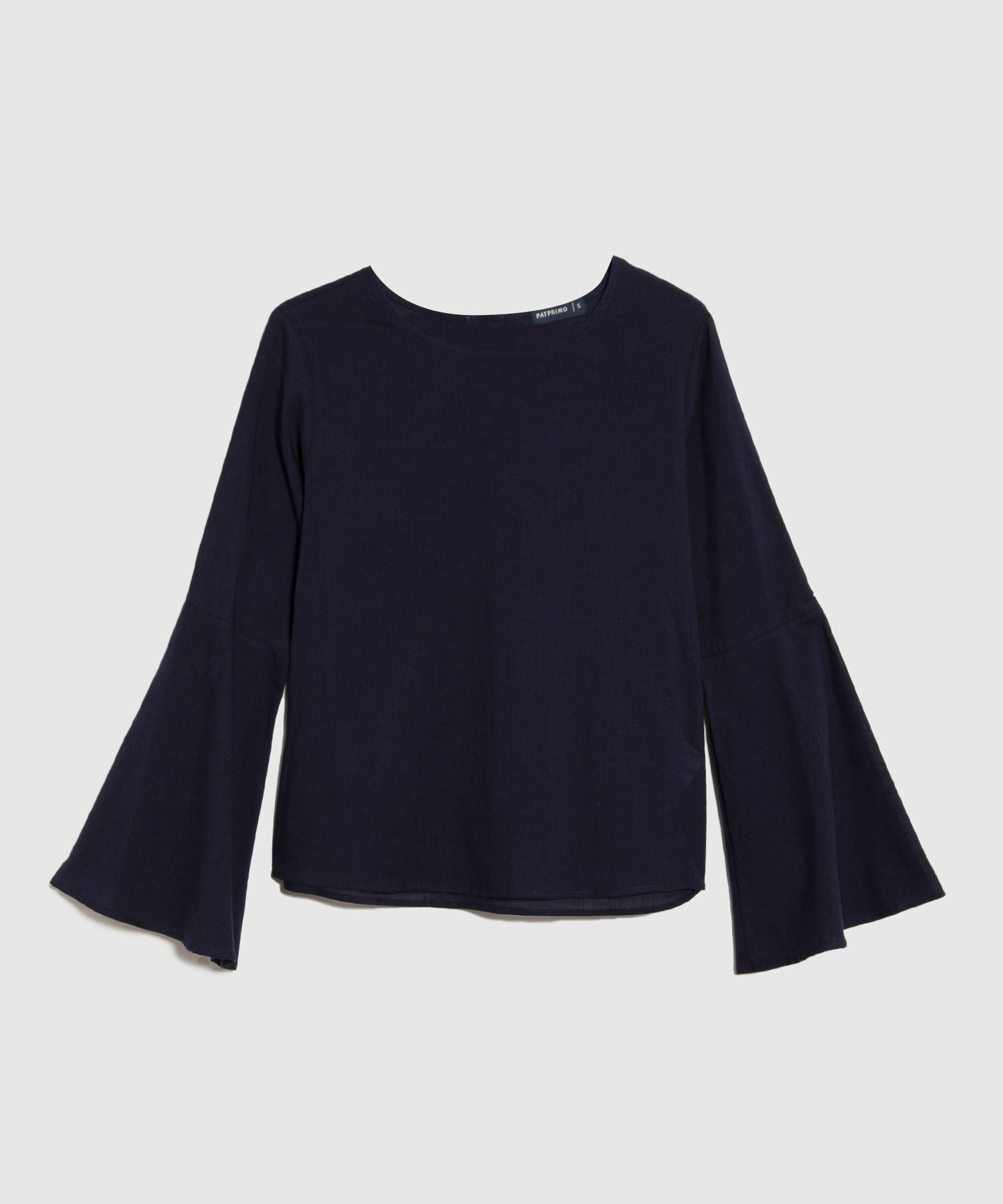 Blusa Manga Larga Acampanada
