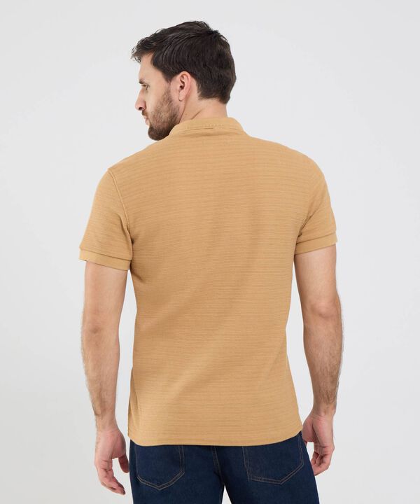 Polo Cuello Tejido Con Bolsillo Para Hombre