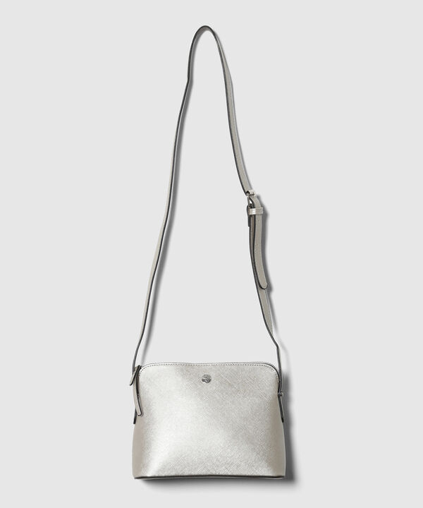Bolso de Mano en Efecto Metalizado image number null