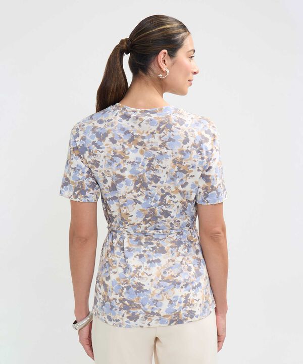 Camiseta Estampado de Manchas