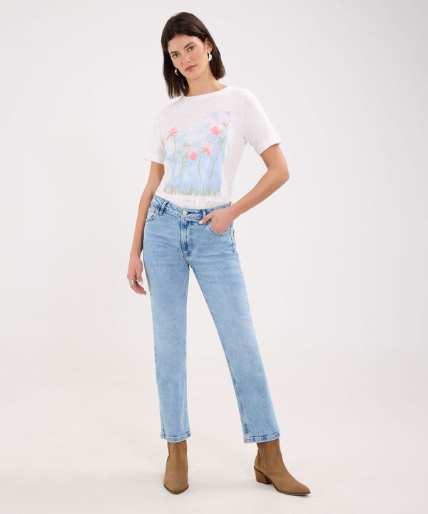 Jeans Straight Cropped image number null