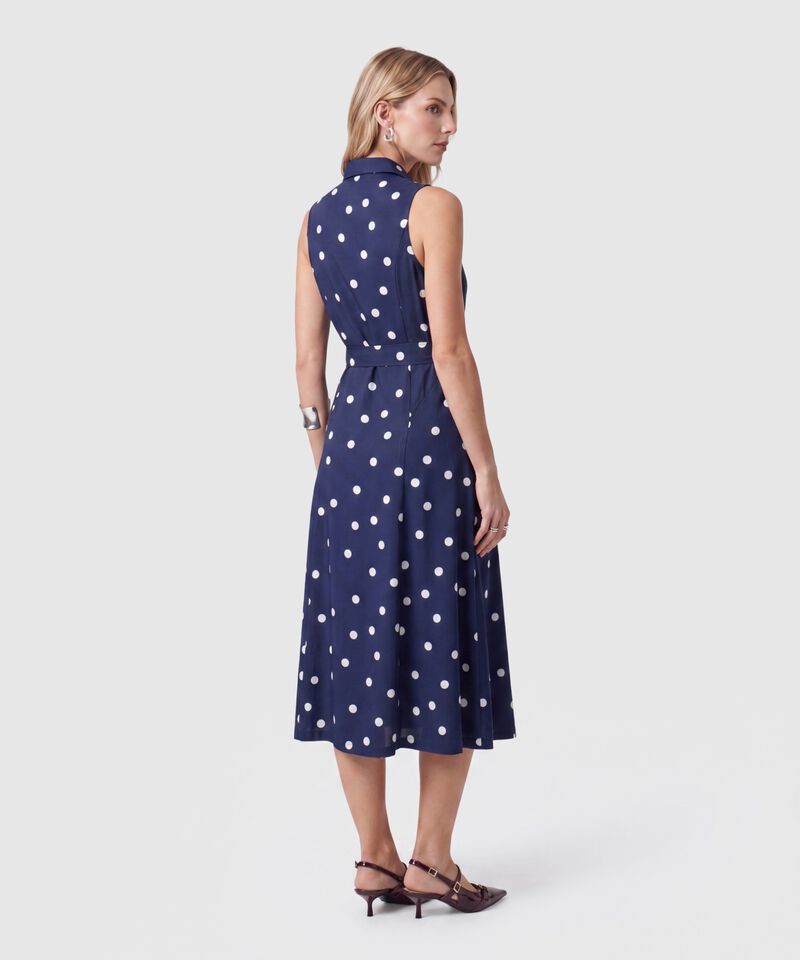 Vestido Camisero Sin Mangas Para Mujer