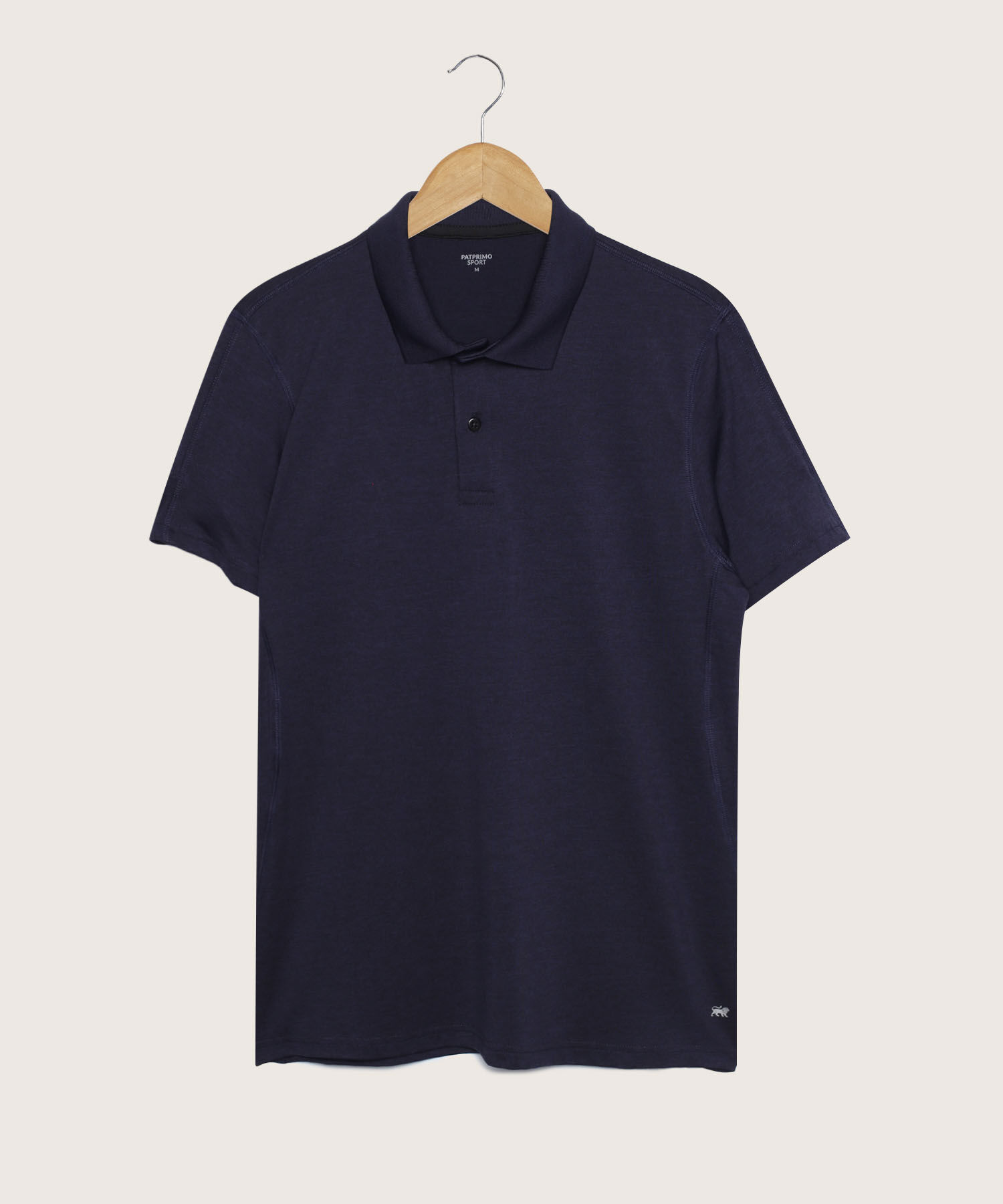 Polo Cuello Tejido Sin Bolsillo