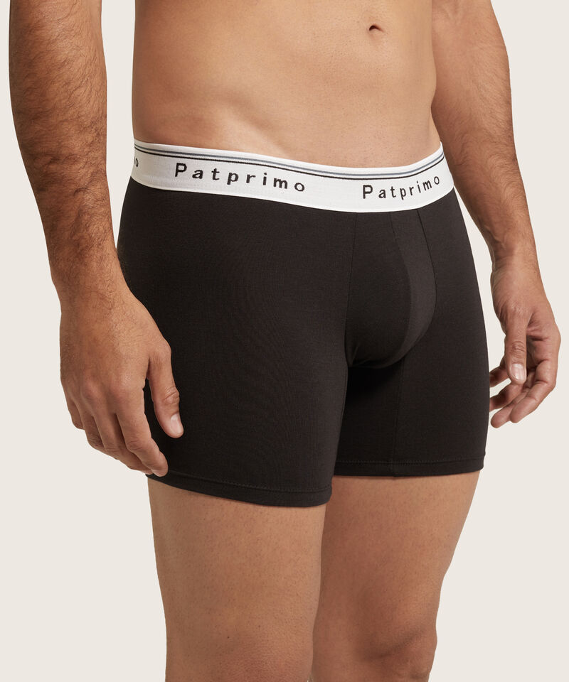 Boxer Pack X3 Pantaloncillo Medio Unicolor Algodón