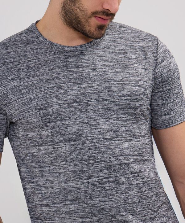 Camiseta Manga Corta Cuello Redondo Jaspe image number null