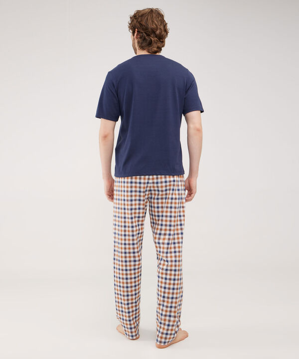 Pijama Camiseta Unicolor Con Pantalon Preteñido - Regalables Padre 2024