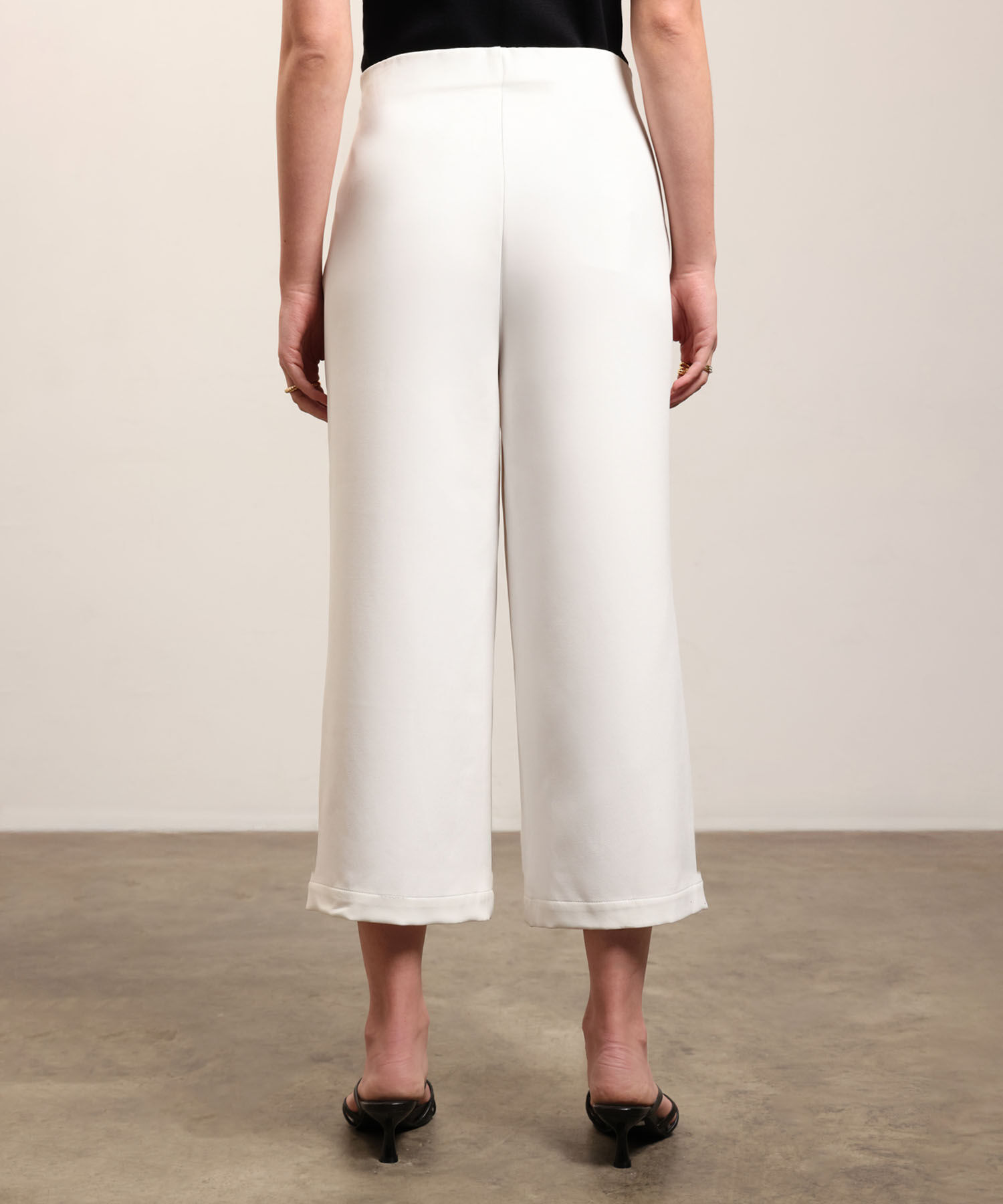 Pantal&oacute;n Culotte Tiro Alto Para Mujer