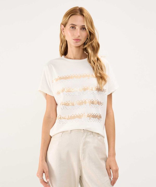 Camiseta con Lentejuelas image number null