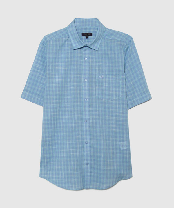Camisa a Cuadros con Bolsillo