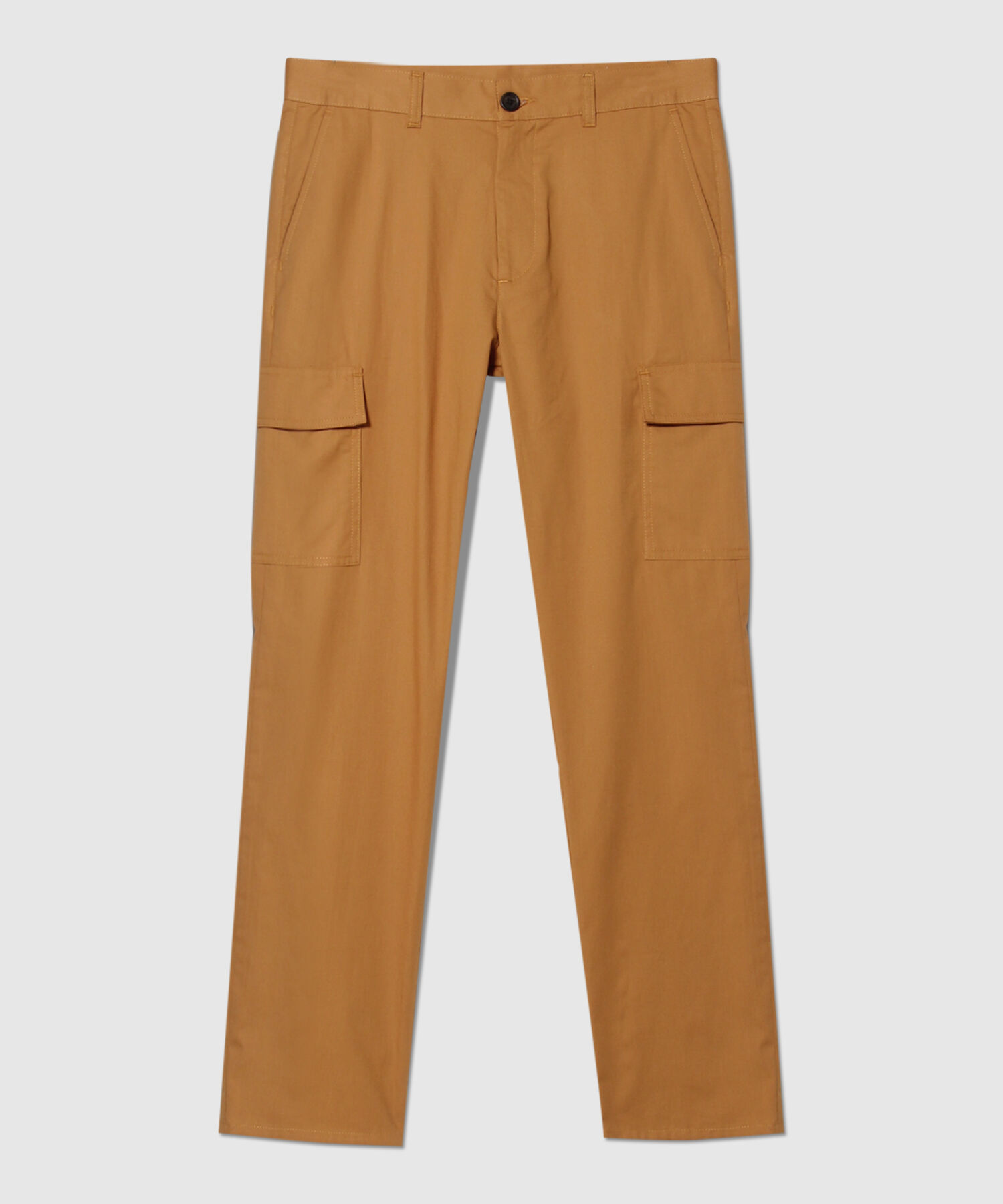 Pantalón Tipo Cargo Unicolor
