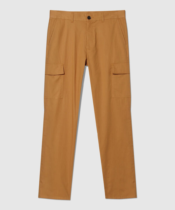 Pantalón Tipo Cargo Unicolor