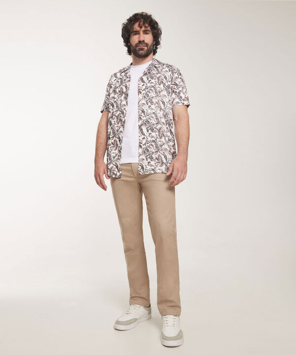 Camisa Manga Corta Estampada image number null