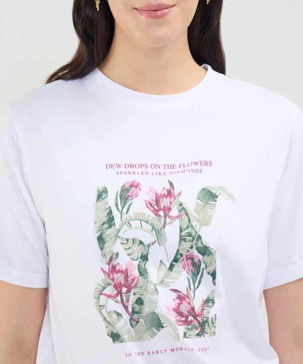 Camiseta Estampado Botánico image number null