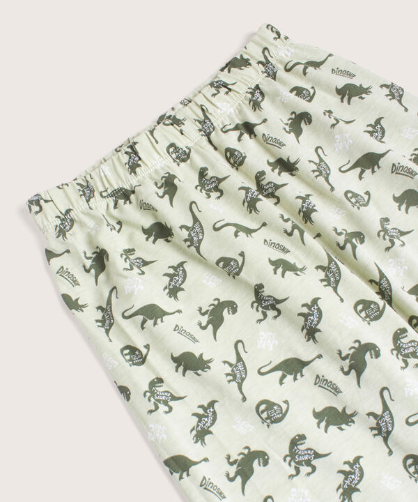 Pijama Camiseta Mangas Estampadas