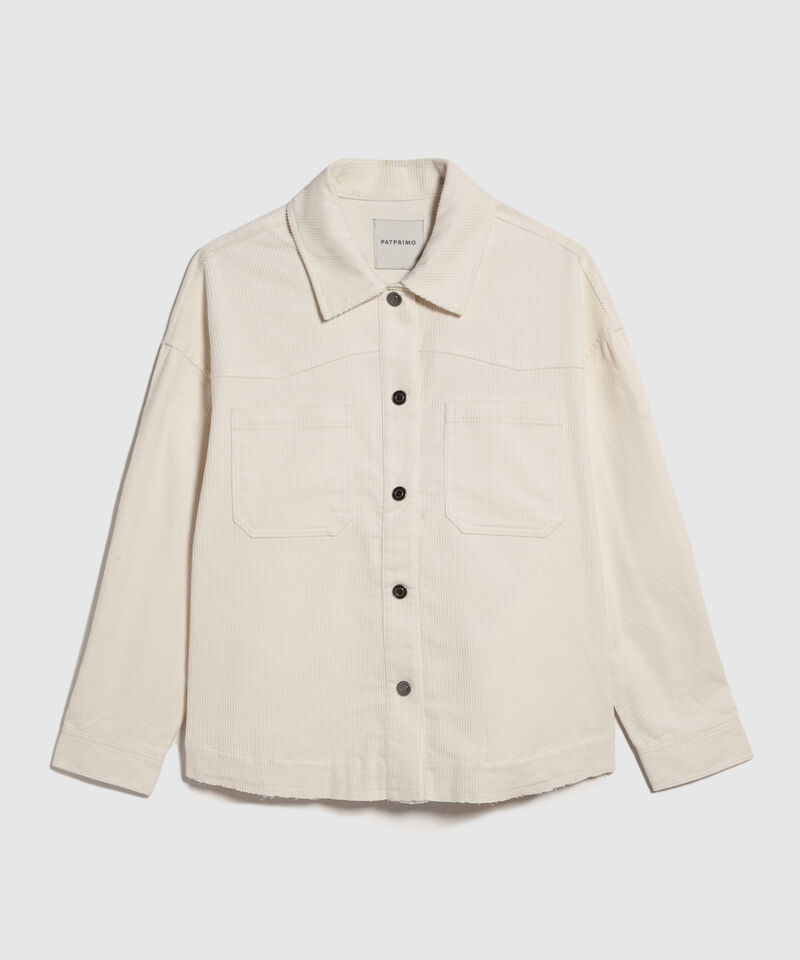 Sobrecamisa en Efecto Pana