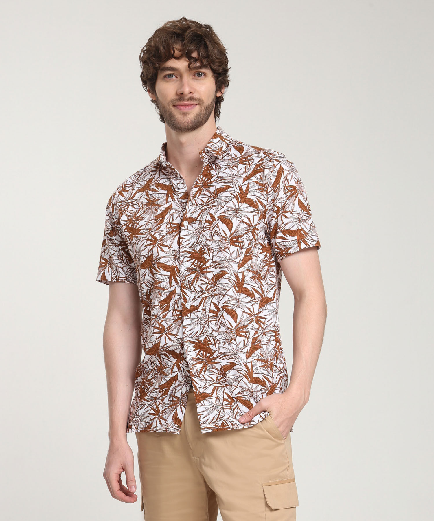 Camisa Manga Corta Estampada