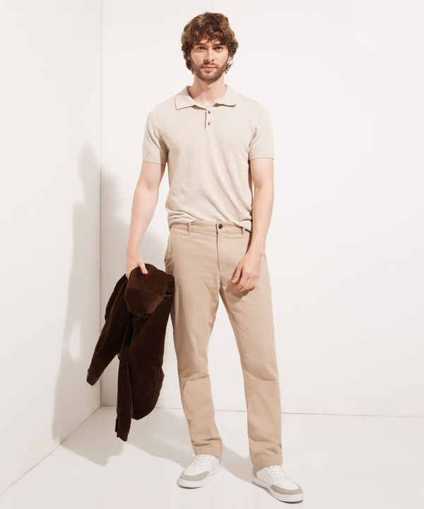 Pantalón Tipo Chino con Bolsillos image number null