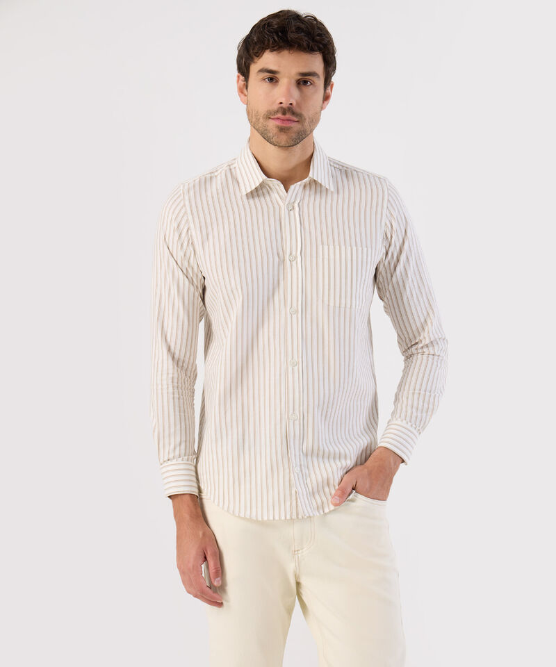 Camisa Regular Fit De Bolsillo Para Hombre