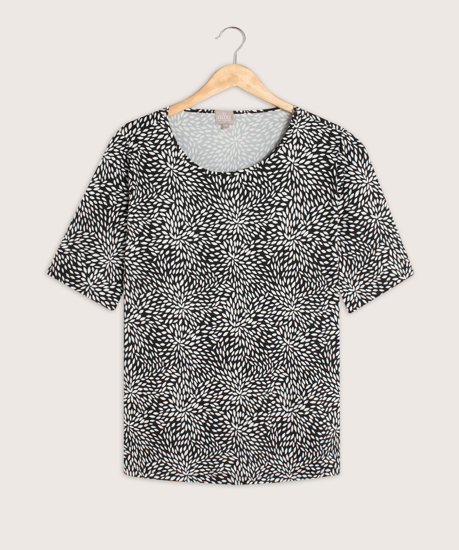 Camiseta mujer manga 3/4 estampada