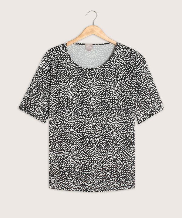 Camiseta mujer manga 3/4 estampada image number null
