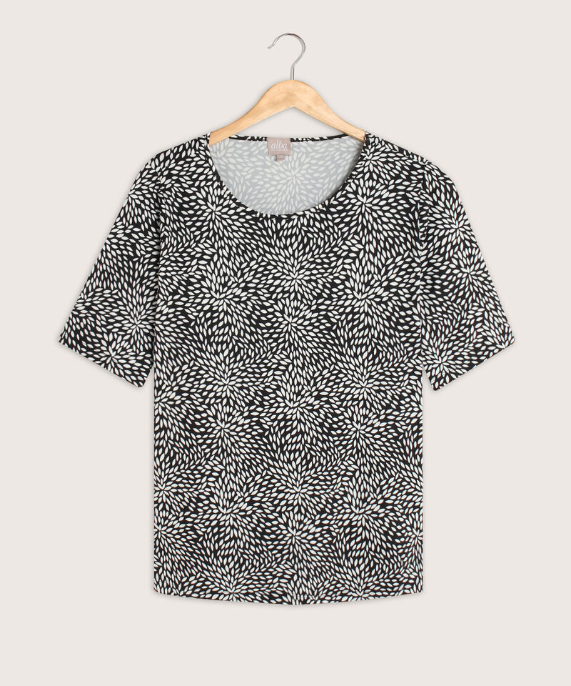 Camiseta mujer manga 3/4 estampada