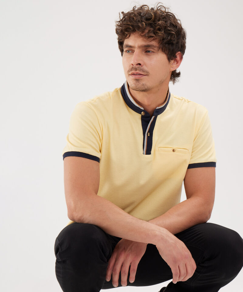 Polo Cuello Neru Con Bolsillo