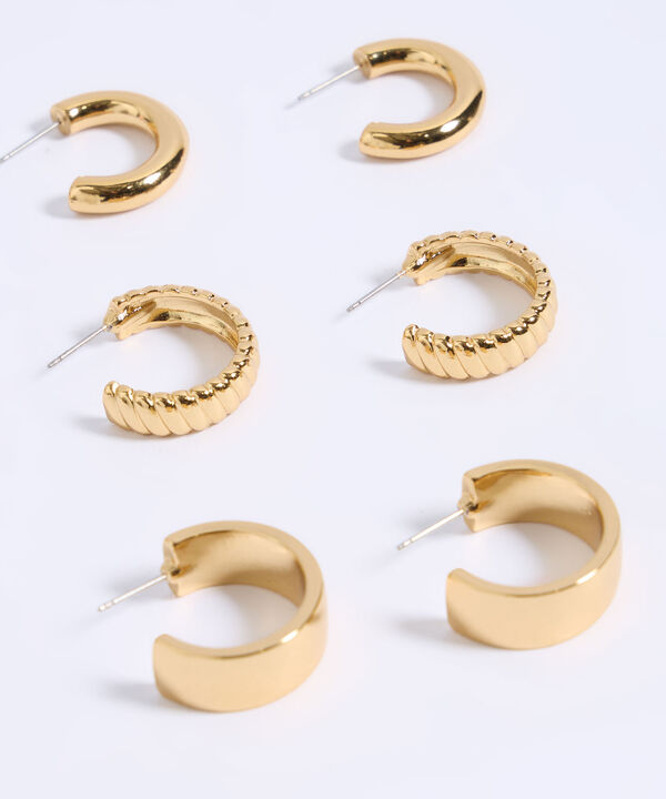 Aretes Set X 3 Pares Ref, Kf241-0772-1