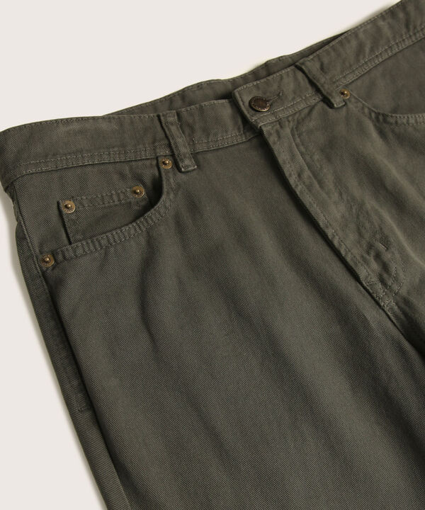 Pantalon 5 Bolsillos Teñido