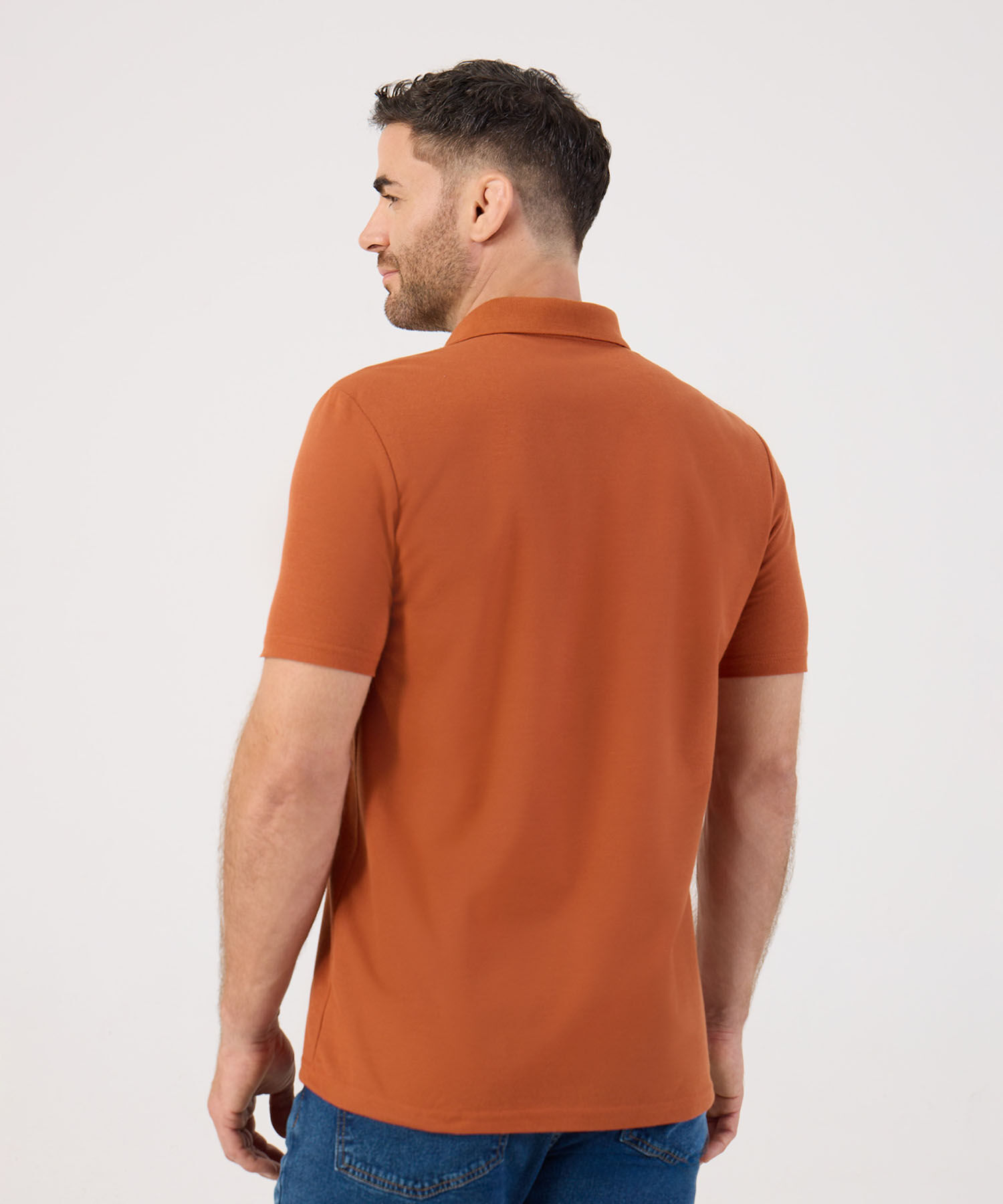 Polo Unicolor Con Bolsillo 