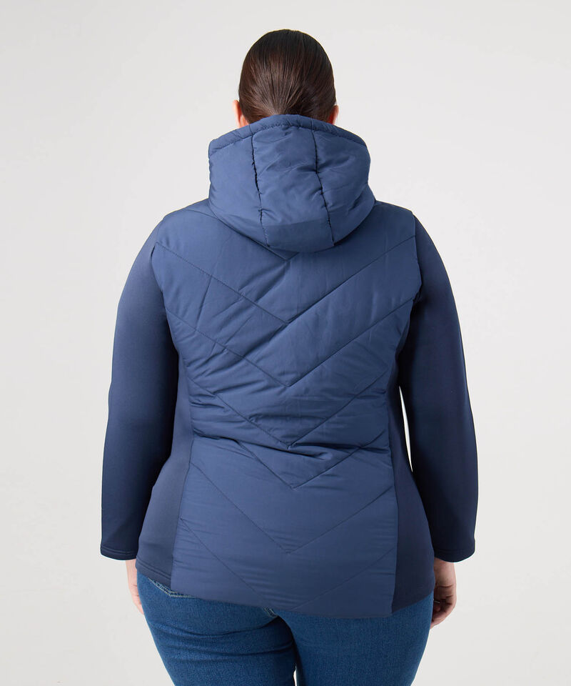 Chaqueta Acolchada Con Capucha Mujer Curvy