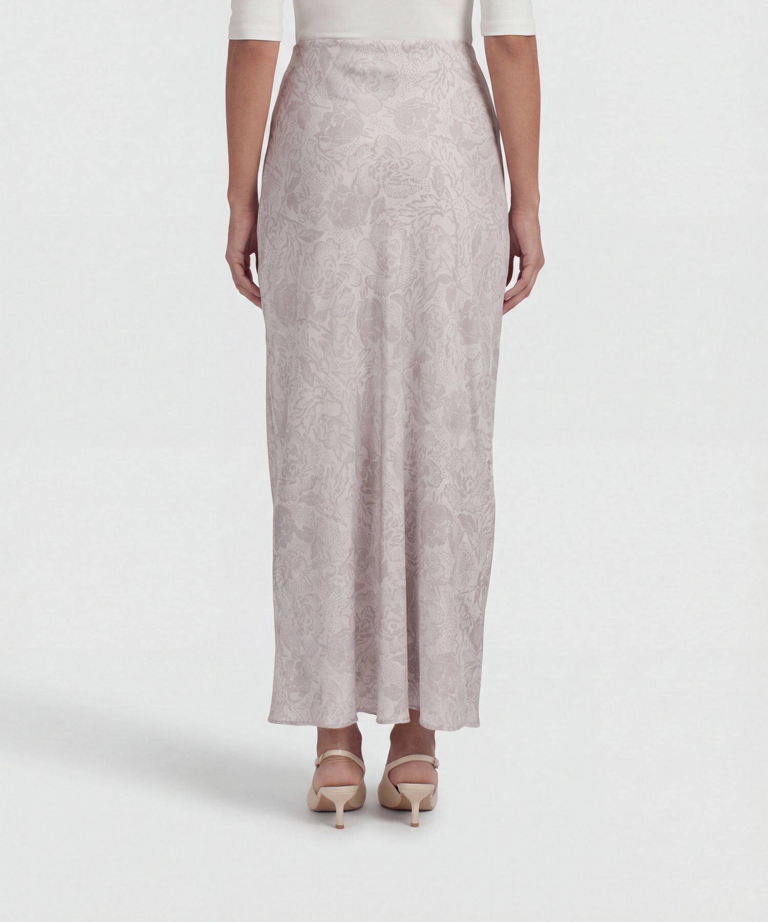 Falda Larga de Corte Evase para Mujer