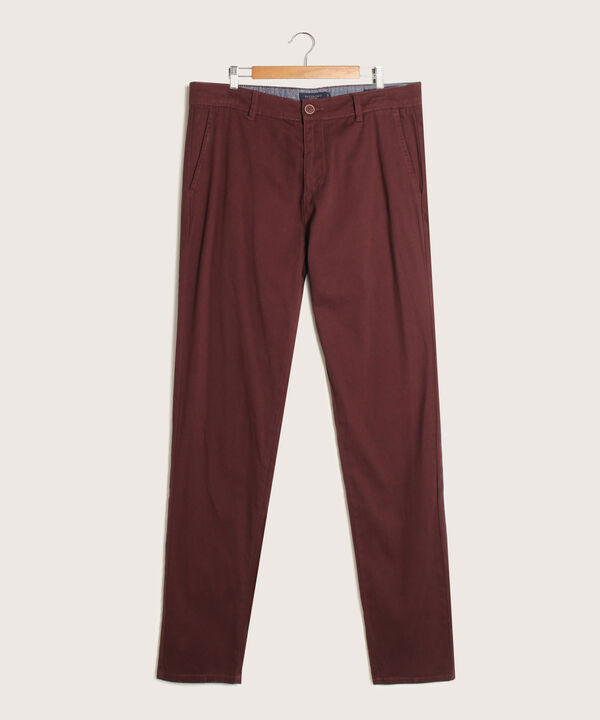 Pantalón Chino Slim Fit Unicolor