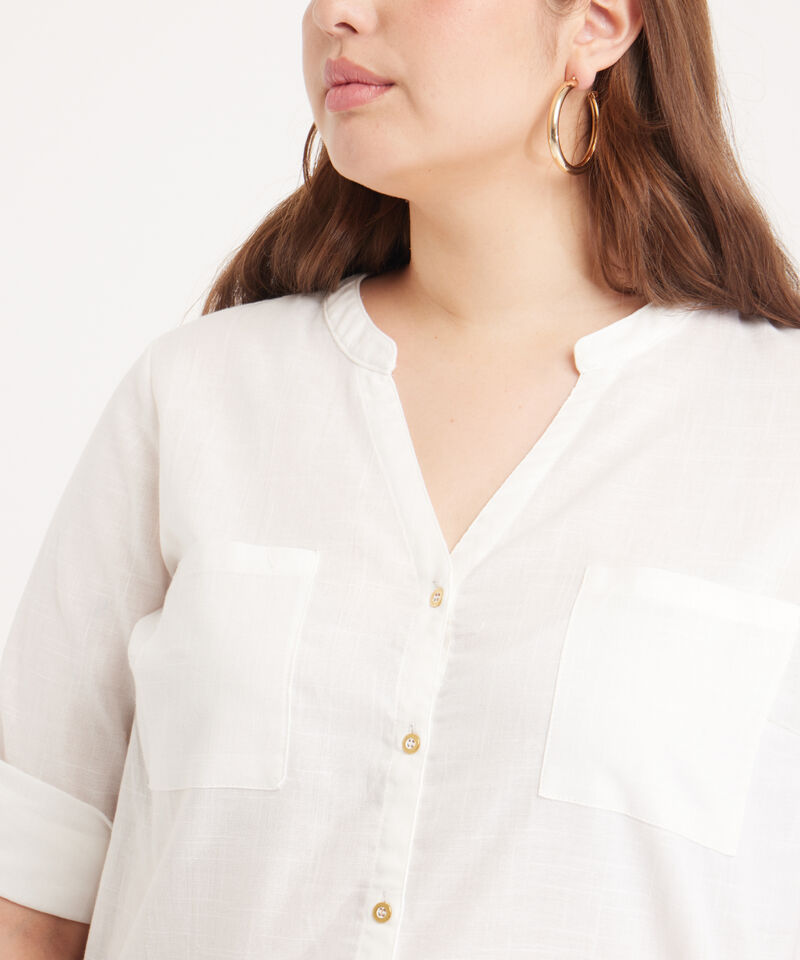 Blusa Manga ¾ con Cuello Neru